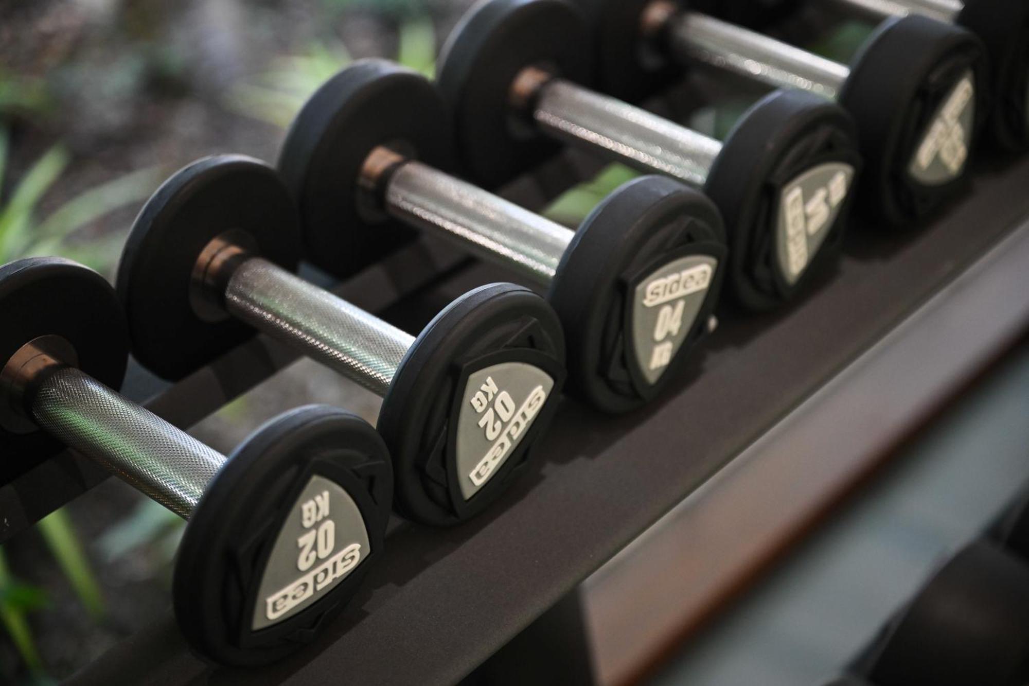 Barcelo Coconut Island, Phuket Exterior foto Dumbbells on a rack